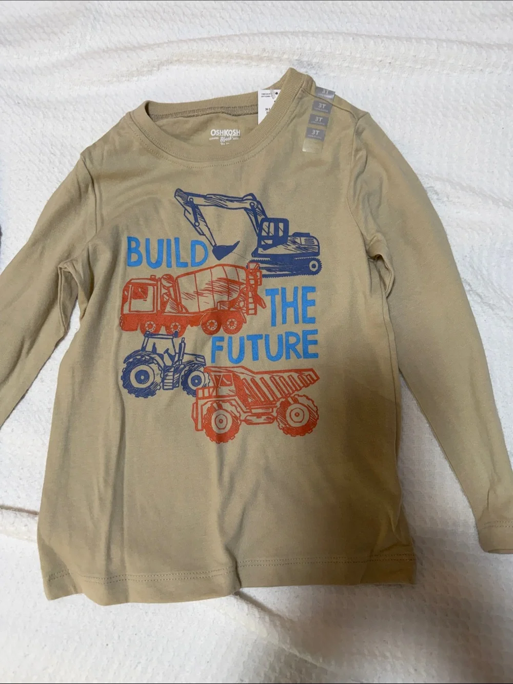 4 Carter's Long-Sleeve Tees
